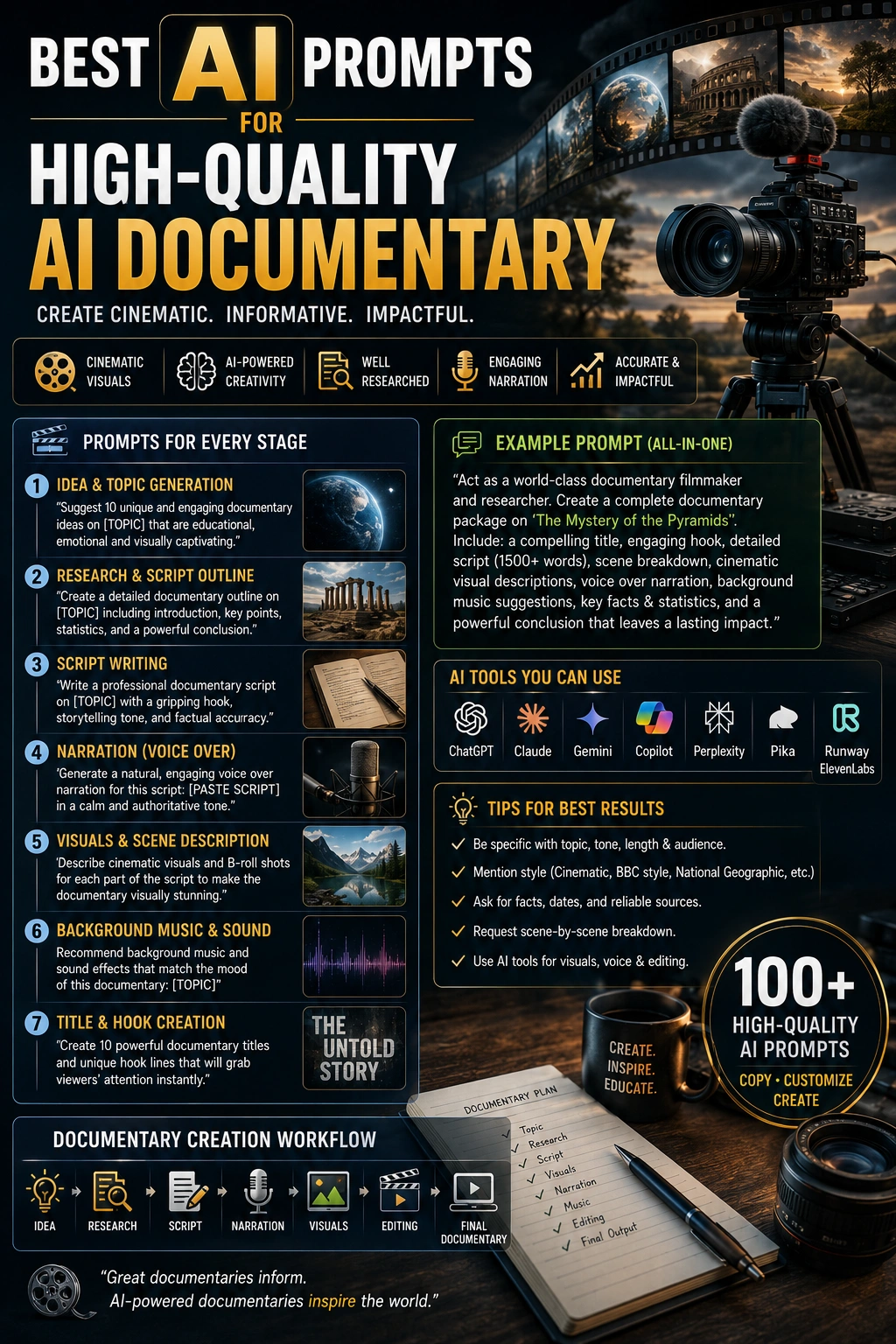 Best AI Documentary Prompts