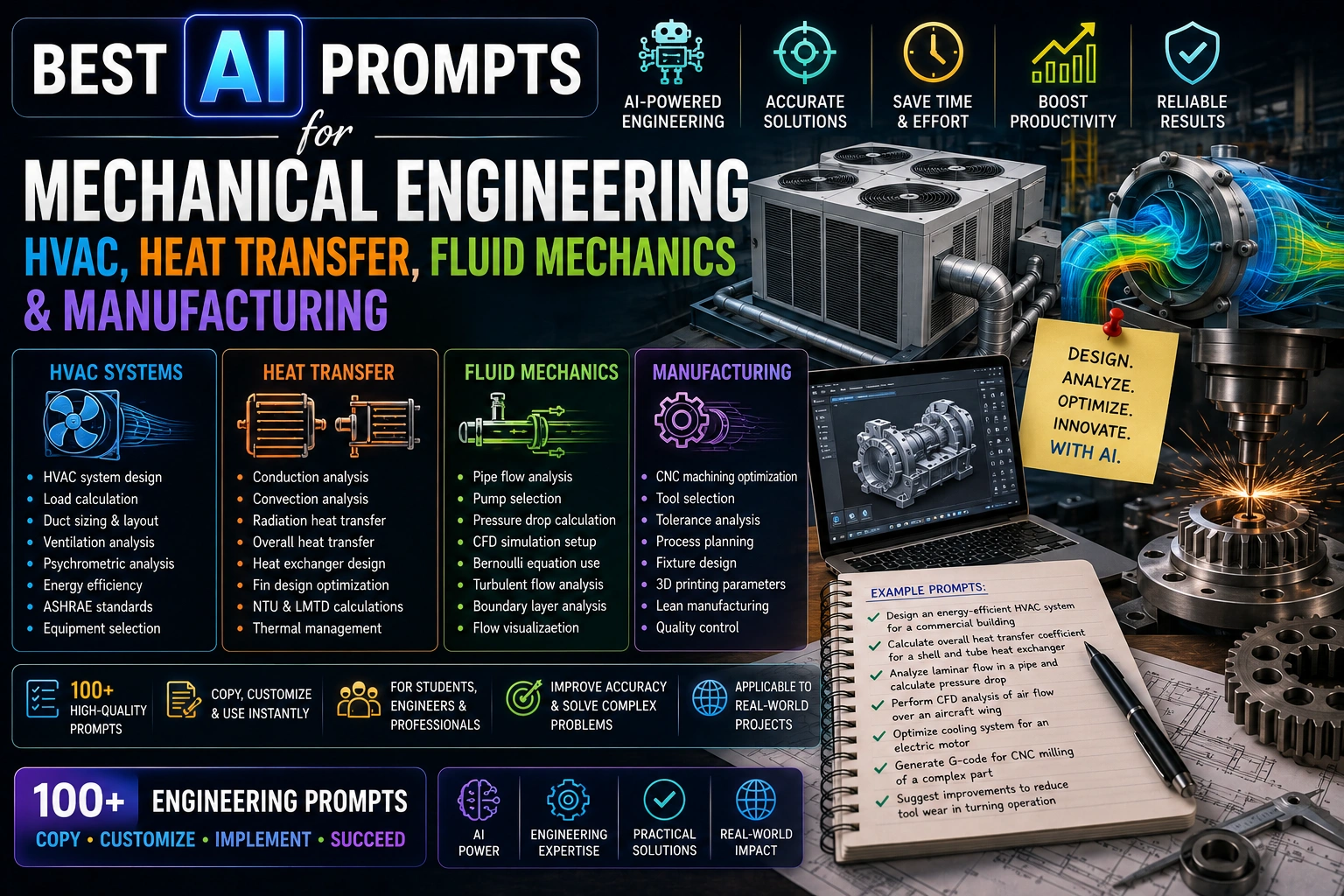 40+ Best AI Prompts for Mechanical Engineering