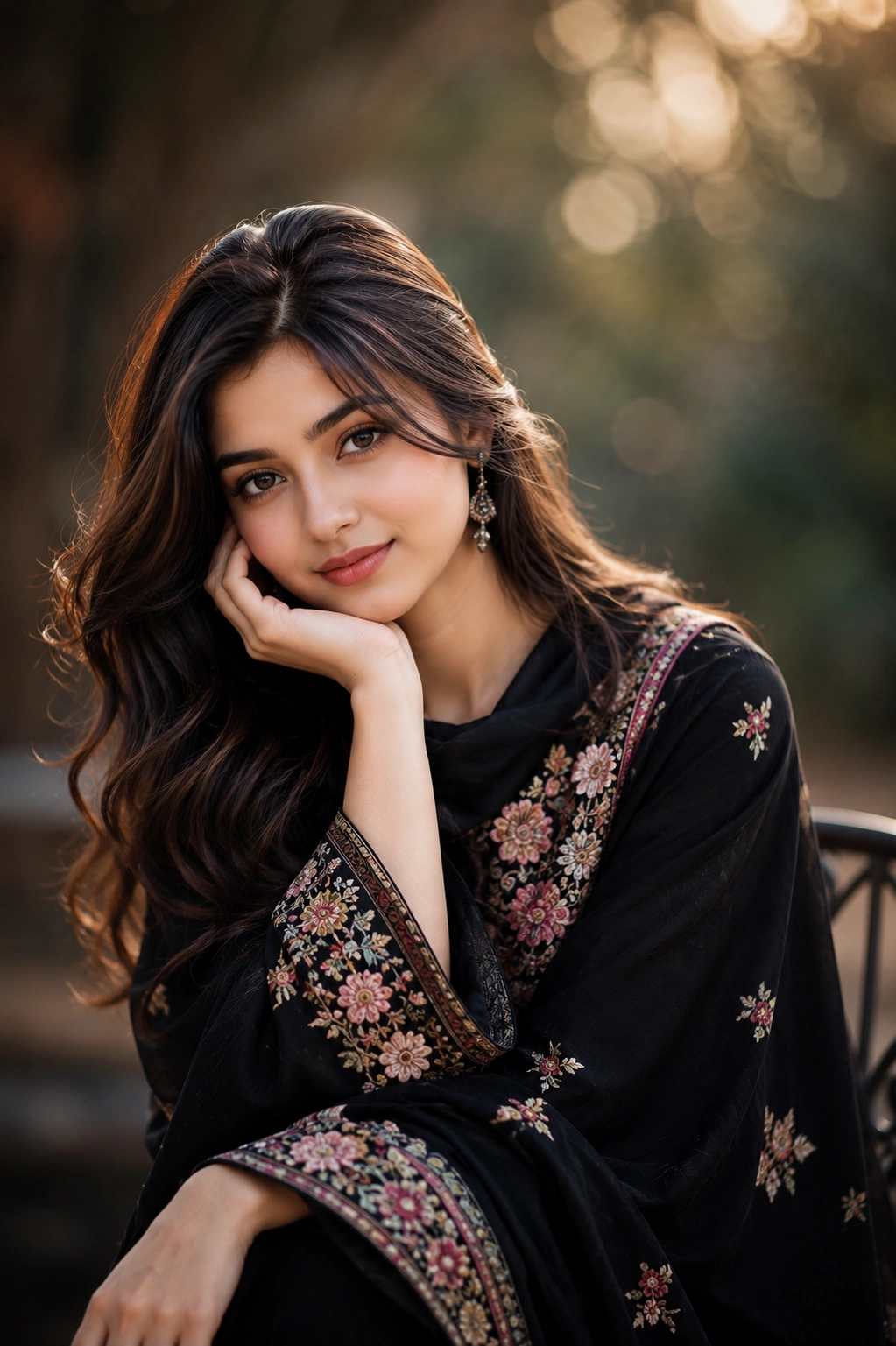 Natural skin retouch preview