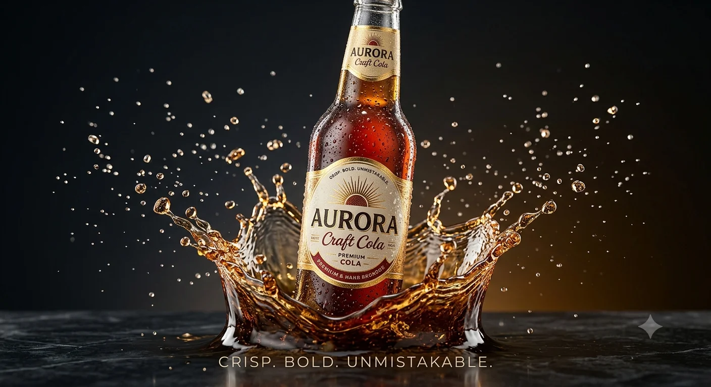 Beverage splash commercial product photo preview